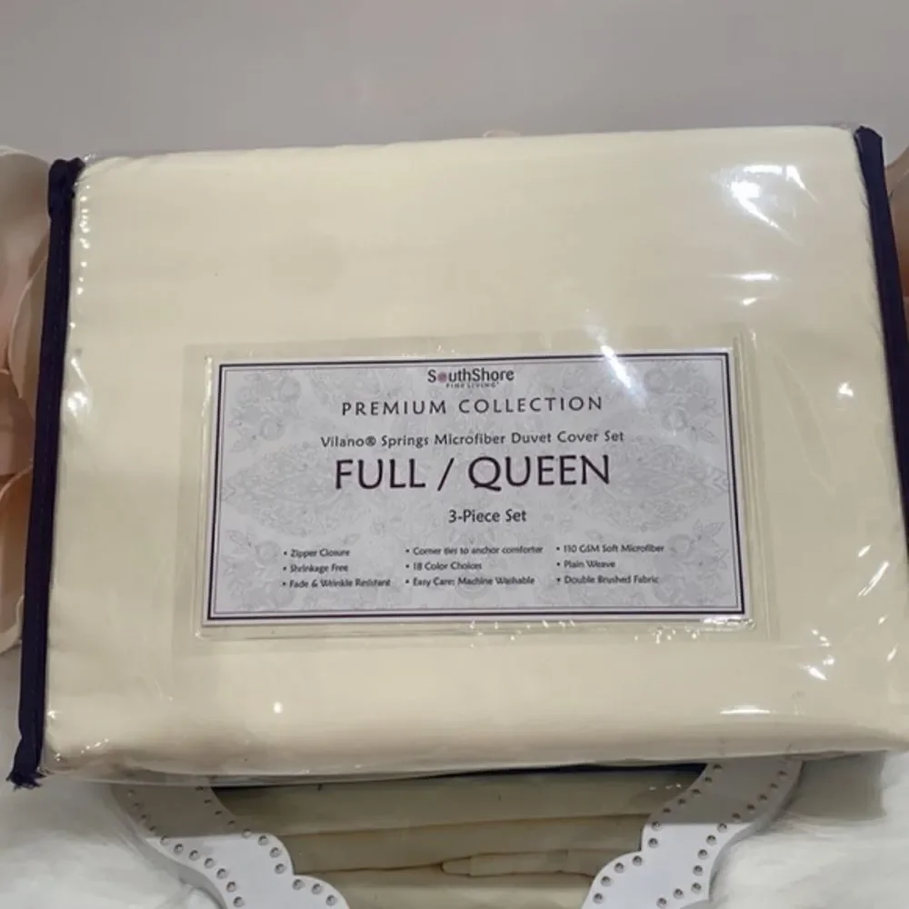 NWT Full/ Queen  Duvet Cover Set 3 Piece